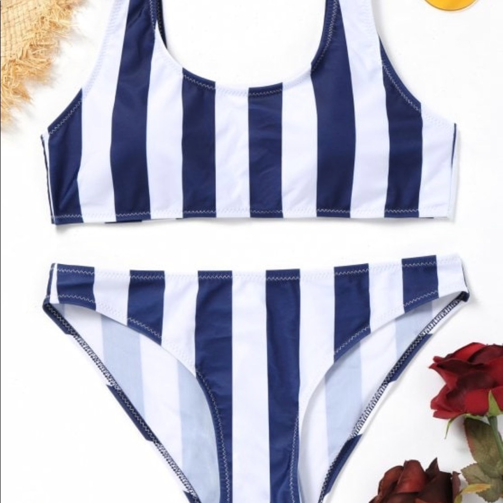 Zaful Striped Bikini